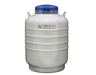 YDS-35-125 金鳳液氮罐方形提桶液氮罐